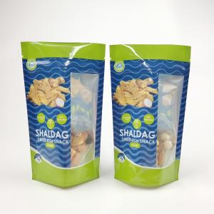 China Digital Printed Eco Friendly Snack Bag Packaging with Zipper Resealable Plastic Food Seal Packaging on sale