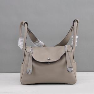 China high quality 30cm 26cm grey Western Style Genuine Leather Shoulder Bag Women Tote Hand Bag Designer Handbag M-G02-23 on sale