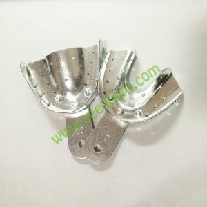China Aluminum Dental Impression Tray with holes L / M / S /Side Teeth / Anterior Teeth  (can be autoclave) on sale