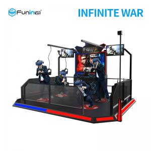 China Target Gun Shooting Training Simulator , Multiplayer VR Standing Platform on sale