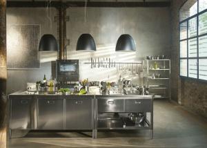 Quality Integration Stainless Steel Commercial Kitchen Cabinets Environmentally Friendly for sale