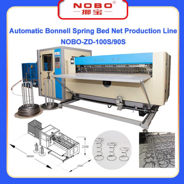 High Capacity Bed Core Mattress Production Line Automatic Operation Mode