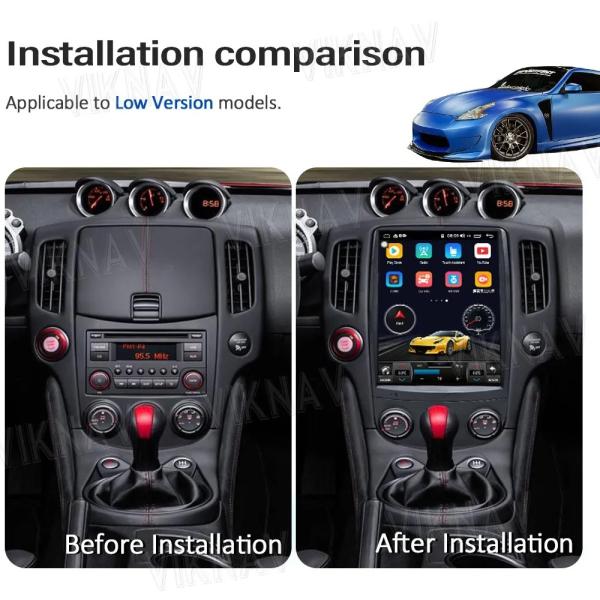 12.1Inch Android Auto Head Unit For 2008-2018 Nissan 307Z GPS Navigation Multimedia Player BT 4G Wireless Carplay