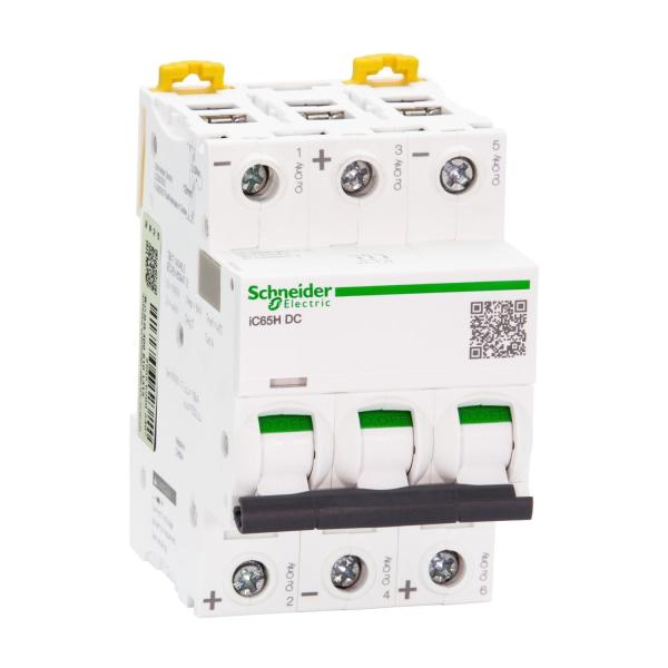 Schneider contactor Acti9 iC65 series DC MCB C Cure 20ka iC65L DC 1P 2P 3P 4P 1A 2A 3A 4A 6A 8