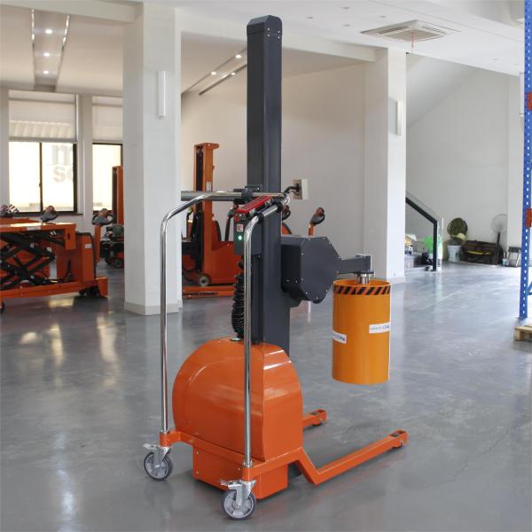 CE approved semi Electric Pneumatic Roll turner Stacker with Electric Lifting and Rotation