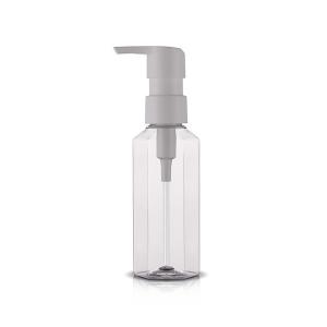 Quality 110ML Special-Shaped cosmetic bottles plastic With Oil Pump For Hair Oil Products for sale