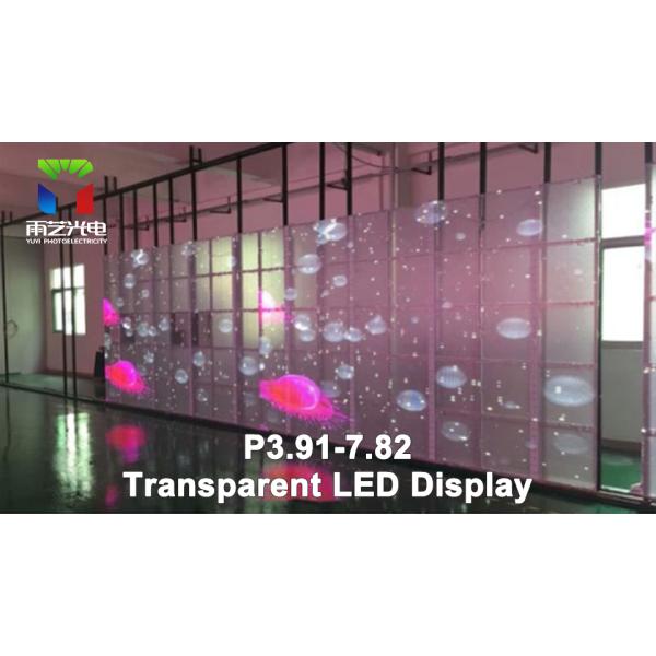 SMD1921 LED Transparent Display Screen P3.91 High Definition Viewing