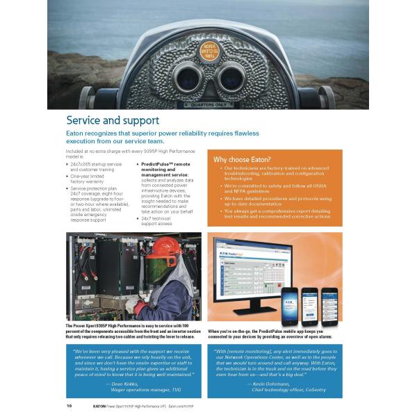 Eaton Power Xpert 9395 825kva 825kw 400V Online UPS for IDC Networking Power Solution