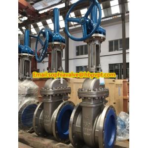 Quality ASME B16.34 CF8M stainless steel gate valve for sale