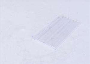 Quality Transparent PVC Label Sign Holder , Matt / Shiny Surface Shelf Talker for sale