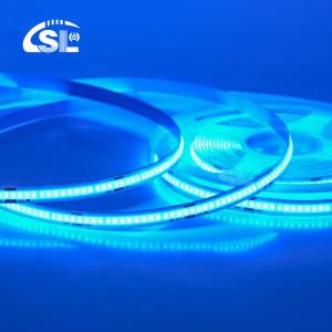 Buy cheap Electroplate COB 24v COB 320Ds 8mm Ra 85 Ice BLue Light Strip with 50000 Hour from wholesalers