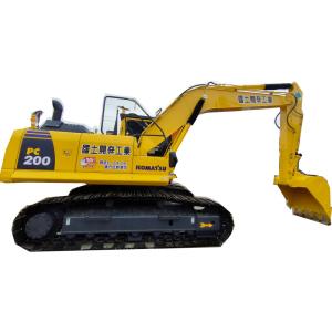 Quality Secondhand Used Komatsu Excavator PC200 Komatsu Excavator 20T Medium Construction Equipment for sale
