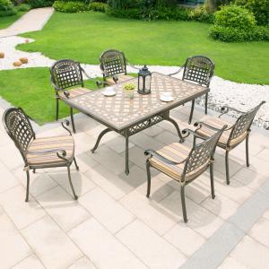 Quality Outdoor Garden Balcony Table Sets Cast Aluminum Camping Picnic Dining Table for sale