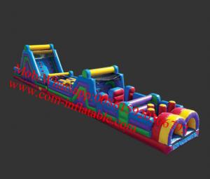 China Commercial Baby / Kid Inflatable Obstacle Course Equipment For Amusement Park on sale