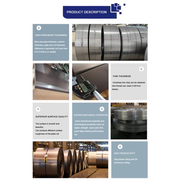 Low Carbon Steel SPCC Cold Rolled Coil 0.1mm JIS G3141 SPCC 1B Carbon SPCC Steel Coil