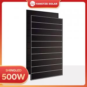 China 500w Photovoltaic shingled Mono Facial Solar Panel Waterproof For Roof Tiles on sale