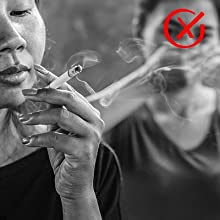 Round Push Down Smokeless Cigarette Ashtray with Spinning Tray