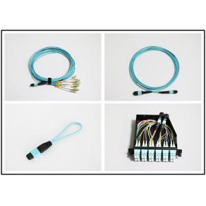 Quality OM4 MTP Fiber Optic Jumper For 40G Networks for sale