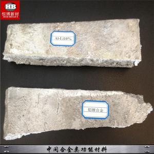 Quality AlLi Alloy Aluminium Master Alloy For Improve Aluminum Product Physical Properties for sale