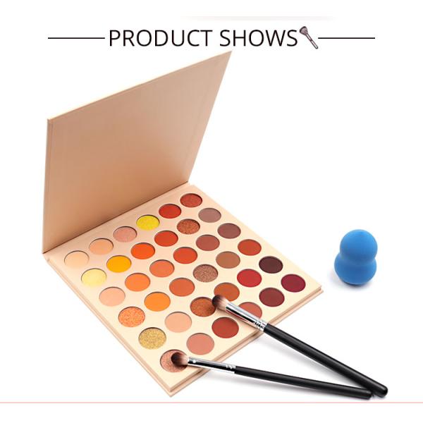 Latest 36 colors eye shadow vegan makeup private label eyeshadow palette