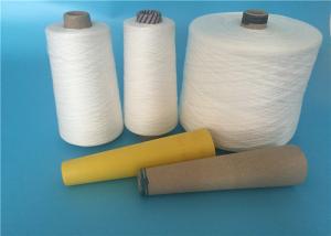 Quality Raw White Bright Pure Polyester TFO Spun Yarn with Knotless and Hairless for sale