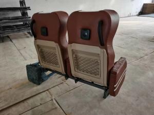 Quality 2+2 Layout Easy Reclining Deluxe Luxury Bus Seats With Magazine Holder for sale