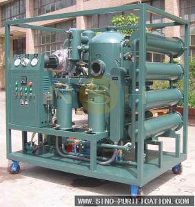Quality Vacuum Insulation Oil Recycling Plant Transformer Oil Purification Machine With Degassing / Dehydration for sale
