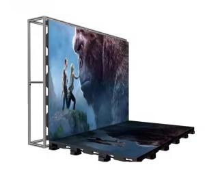 Quality Party Event Indoor Outdoor Led Dance Floor Screen 500*1000mm Cabinets Full Color for sale
