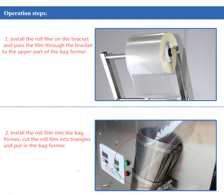 220V 50HZ Automatic Pouch Packing Machine For Liquid Sachet Bag