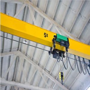 Quality Lifting machine electric ５ ton single beam overhead crane for sale