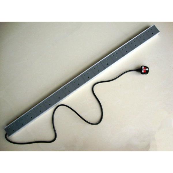 1 port outlet with switch Power Strips, UK Power Distribution Units and Extension Cords