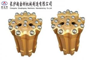Quality Tapered Equipment Thread Button Bit 45mm-152mm Diameter ISO Approved for sale
