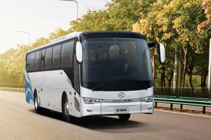 China 12m King Long Electric Bus City Passenger Bus 50 Seater Long Distance 330hp on sale