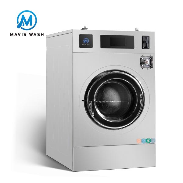 Mavis Wash Laundry Machine,Washer Extractor Machine 12kg to 27kg with 304 Stainless Steel Material Intelligent Touch Screen