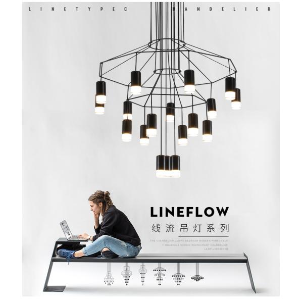 Modern Ceiling Chandelier Led Living Dining Room Bedroom Lobby Staircase Loft Designer Chandelier(WH-NC-78)