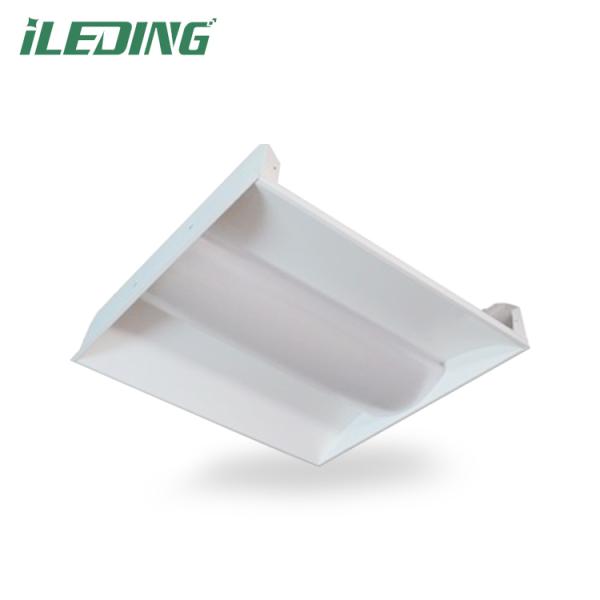 ETL DLC 5 LED Troffer Light 2FT 4FT for Commercial Office Working Temperature C 20 40