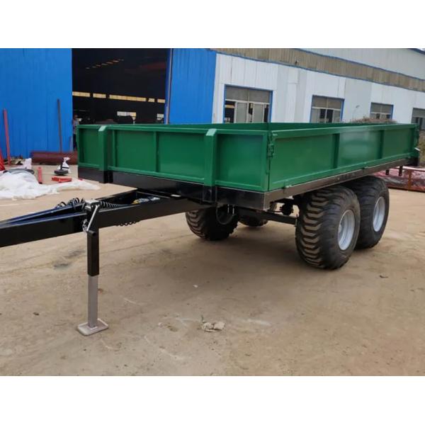 7C Series Single Axle Farm Trailer – Durable, Reliable, for 12-80hp Tractors, Dumping & Non-Dumping Options Agricultural Trolley Farming Trailer for