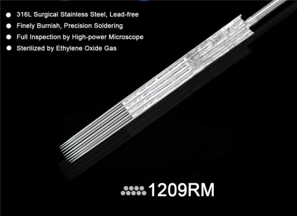 Buy Sterilize Tattoo Shading Needles 9 RM Curved Magnum Round Shading Tattoo Needles at wholesale prices