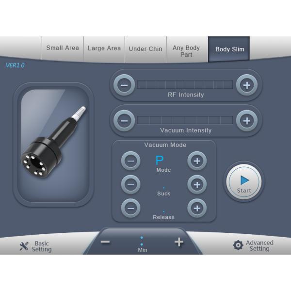 Body Slimming Vacuum Rf Machine Multifunctional With 8 Inch Touch Screen