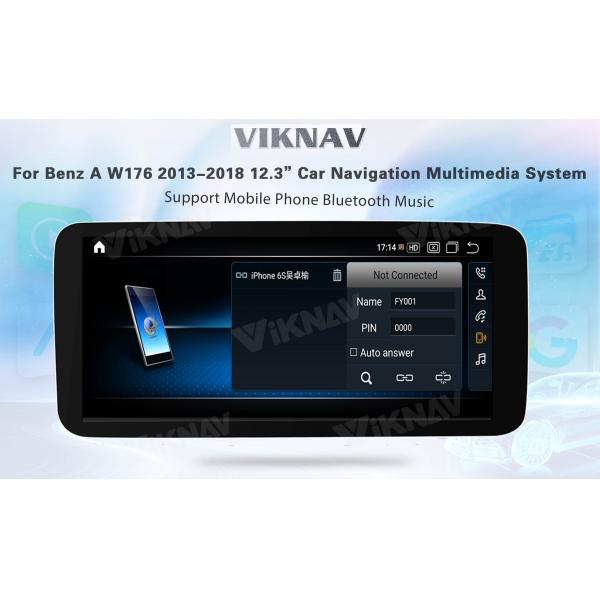 Viknav 12.3 Inch Android For Benz A W176 CLA C117 GLA X156 G W463 2013-2018 GPS Car With Screen Radio Player NTG 4.5