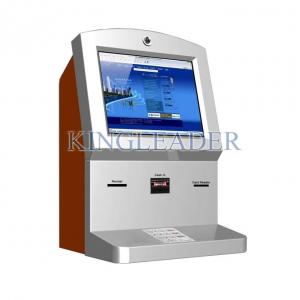 Quality Currency Exchange Wall Mount Touchscreen Kiosk With Cash Acceptor for sale