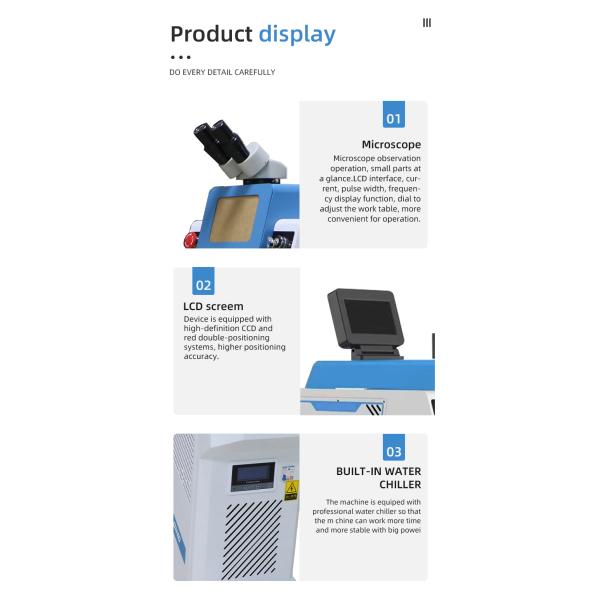 200w 300w Gold Silver Jewelry Chain Welding Soldering Repairing Machine with Adjustable Single Pulse Energy