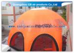 Orange Inflatable Spider Tent With 8 Legs Weather - Resistant ODM / OEM