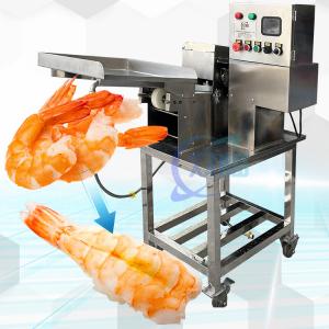 Quality 3P 50Hz Prawn Cutting Equipment , Multiscene Automatic Shrimp Belly Opener for sale