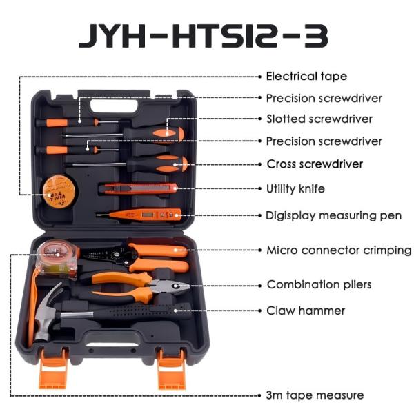 14pcs Home Hardware Tools Working Household Tool Sets JYH-HTS14-1