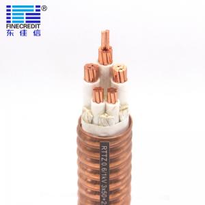 China Stranded Conductor Mineral Insulated Metal Sheathed Cable 0.6/1KV Voltage 3×25+1×16mm2 on sale