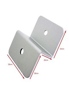 Customized Sizes Acceptable Heavy Duty Z Clip Hanger Interlocking Aluminum French Cleat