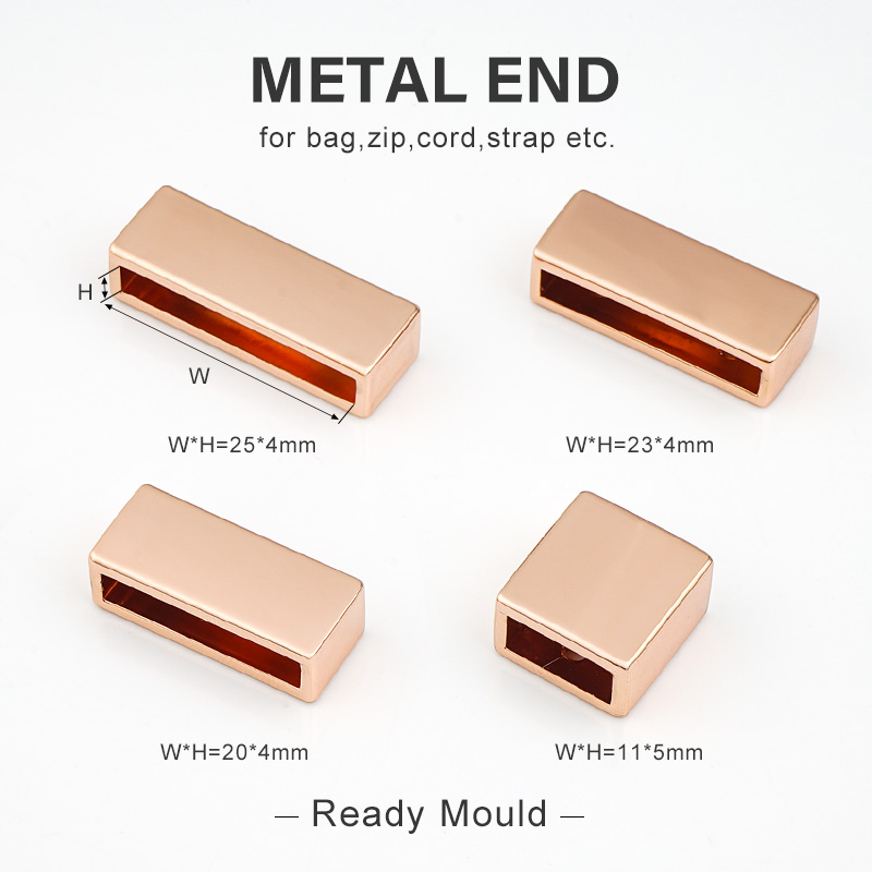 Superior Metal Cord Stopper for High End Custom Logo Drawstring Cord 11mm Ready Mould