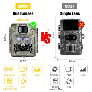 940nm LEDS Infrared Wildlife Camera Programmable LCD Display