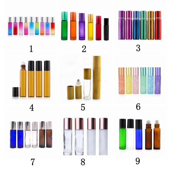 4ml to 10ml ombre roller bottles Premium aromatherapy roller bottles for Essential Oils